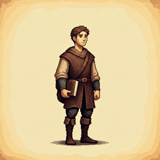 Beginner Reader pixel art avatar